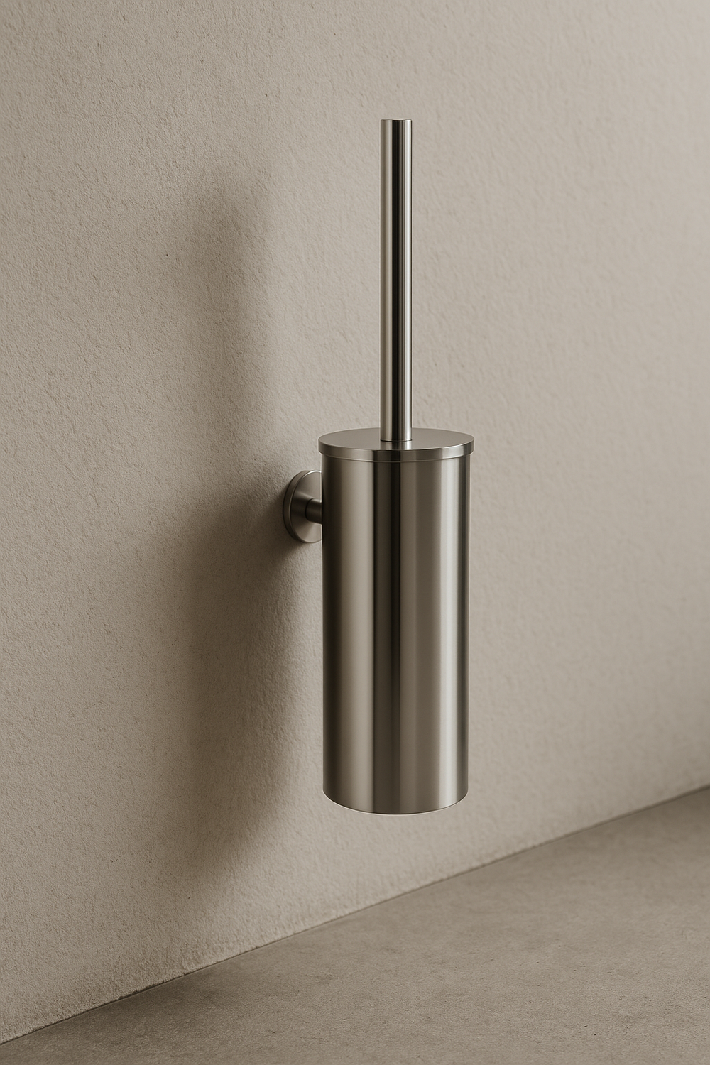 Ершик для унитаза STWORKI Стокгольм S36390CR настенный, хром, с подставкой и держателем