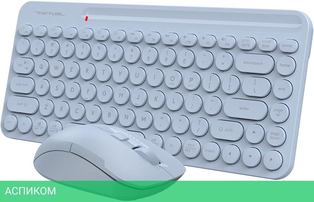 Набор периферии A4Tech Fstyler Air2 синий (FG3200)