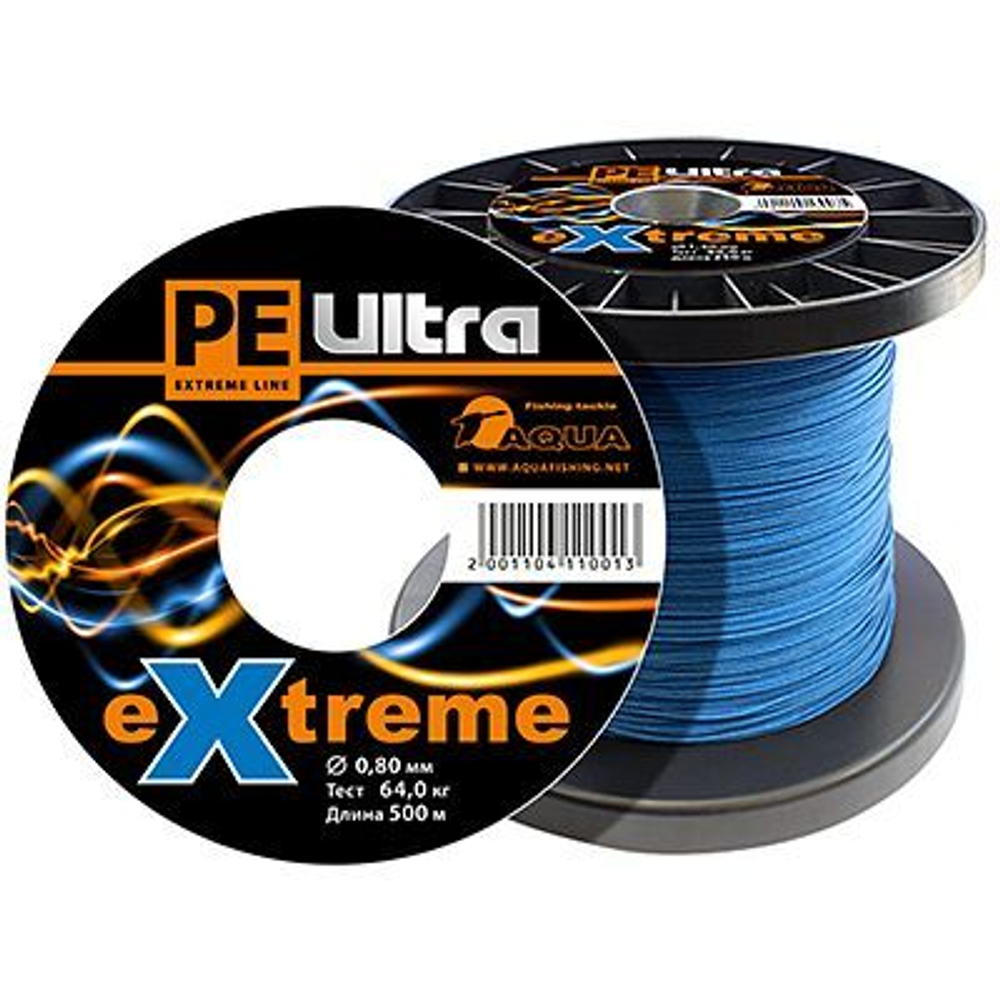 Плетеный шнур для рыбалки AQUA PE ULTRA EXTREME