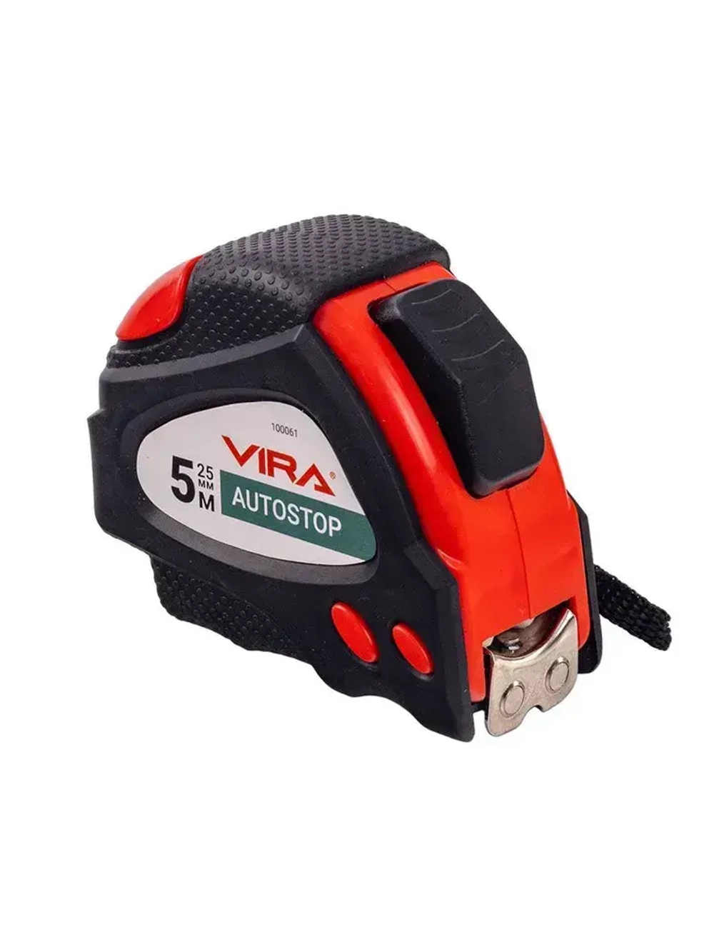 Рулетка 5 м х 25 мм с автостопом и магнитным зацепом VIRA