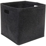 Корзина для хранения войлок 30*30*30 темно-серая