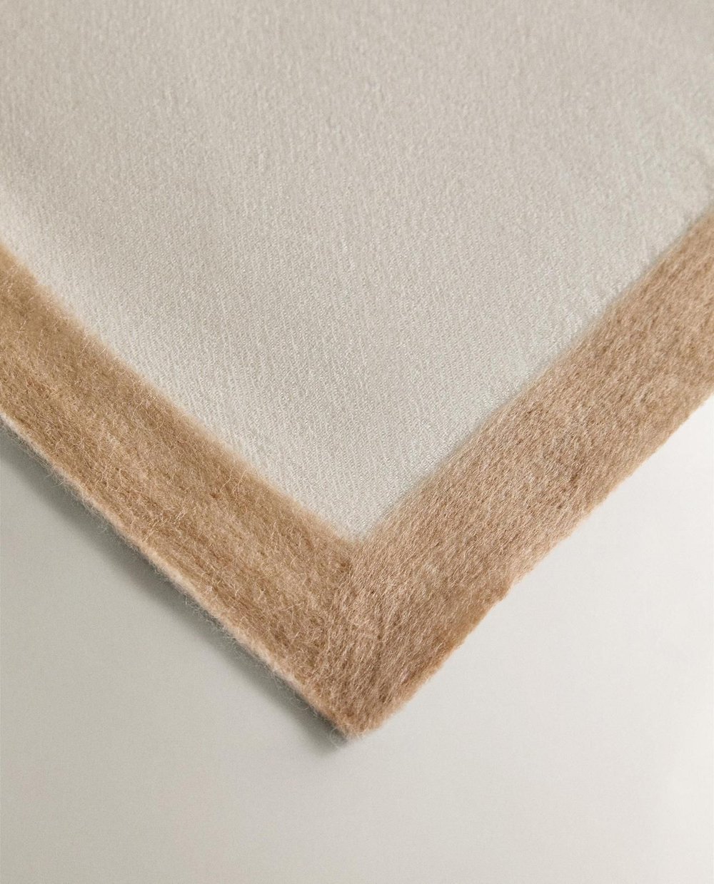 Zara Home - Кашемировое одеяло, белый, 140x190 см