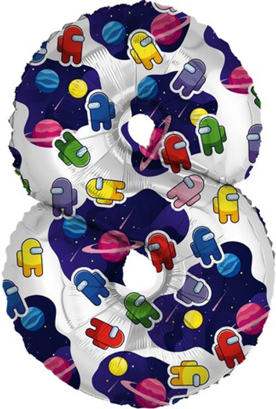 Цифра 8 "Космонавтики" (32''/81 см)