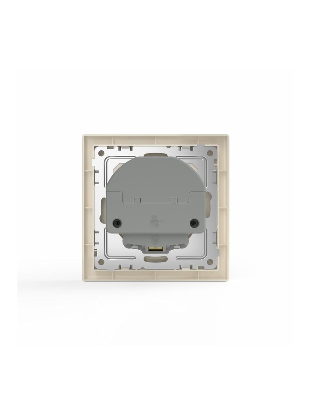 Розетка 1-м СП Pixel IP20 с заземл. с 2-мя заряд. устр. USB тип A+C механизм беж. TOKOV ELECTRIC TKE-PX-R1U2AC-C02
