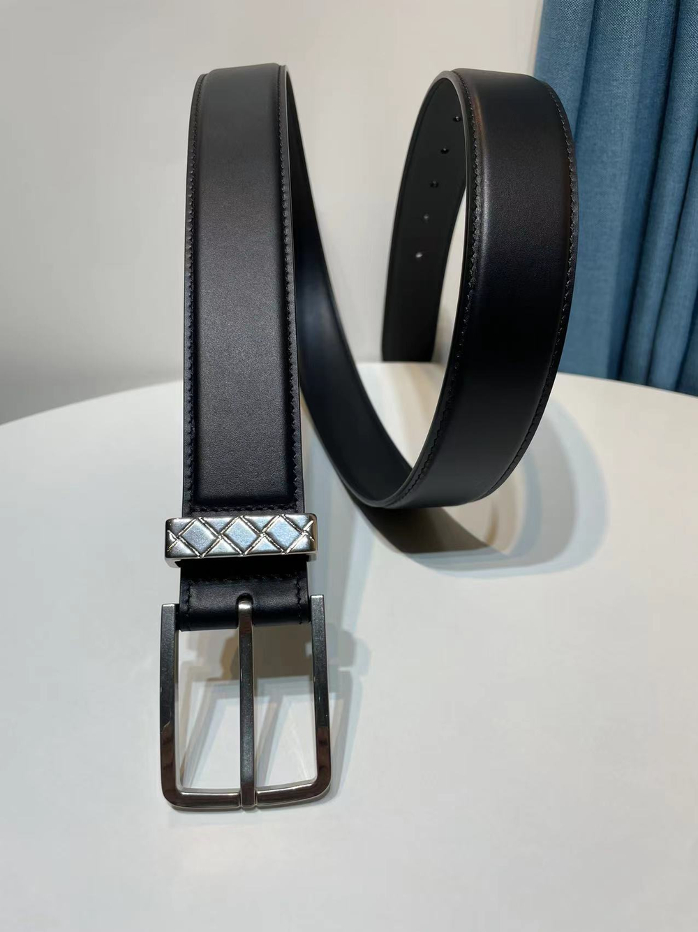 Ремень из мягкой итальянской телячьей кожи