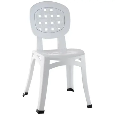 Стул Элегант белый с белой вставкой 410х845мм