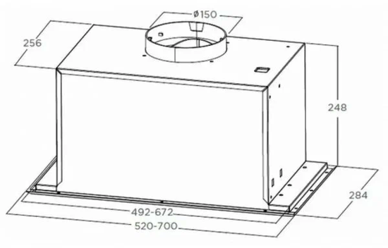 Вытяжка Midea MH60I550GI