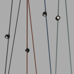 DK5640-BK Поворотный светильник для трека-ремня Belty Smart, серия Spot, со светодиодом, D100*H107мм, 48V DC, 12W, RA90, 38°, 2700-6000K, IP20, черный, алюминий