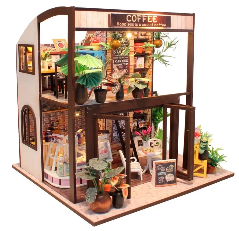 Интерьерный конструктор Hobby Day MiniHouse «Coffee house», румбокс
