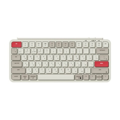Беспроводная ультратонкая клавиатура Keychron B1 Pro, 77 клавиш, ножничные переключатели, цвет Retro Red (B1P-K13)
