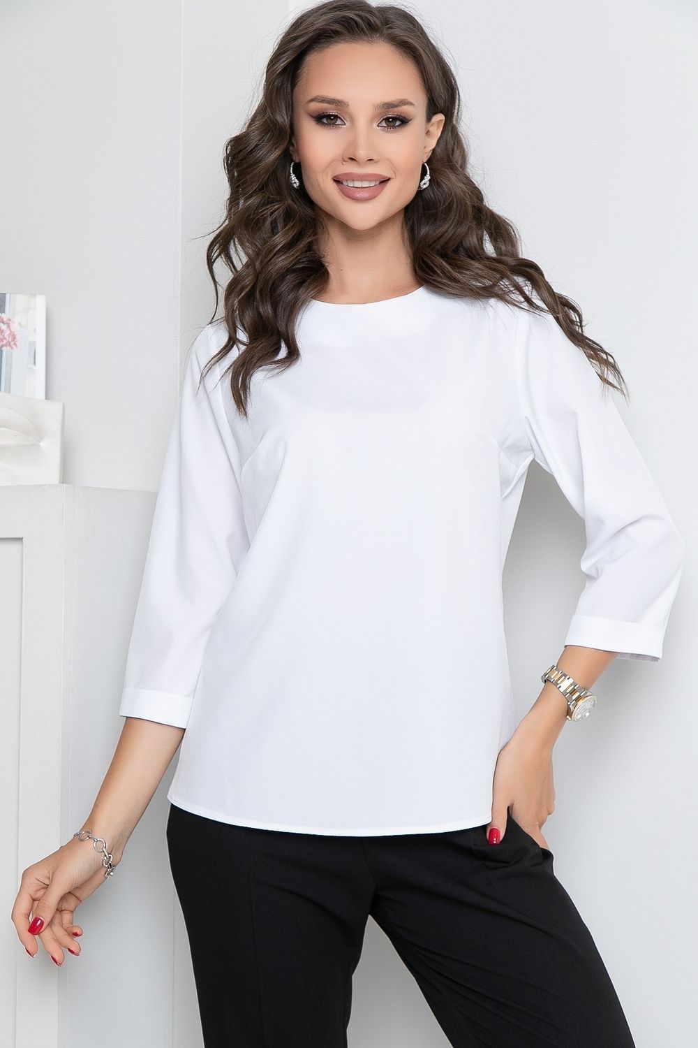 Блуза Виктория (офис, коттон) Diolche