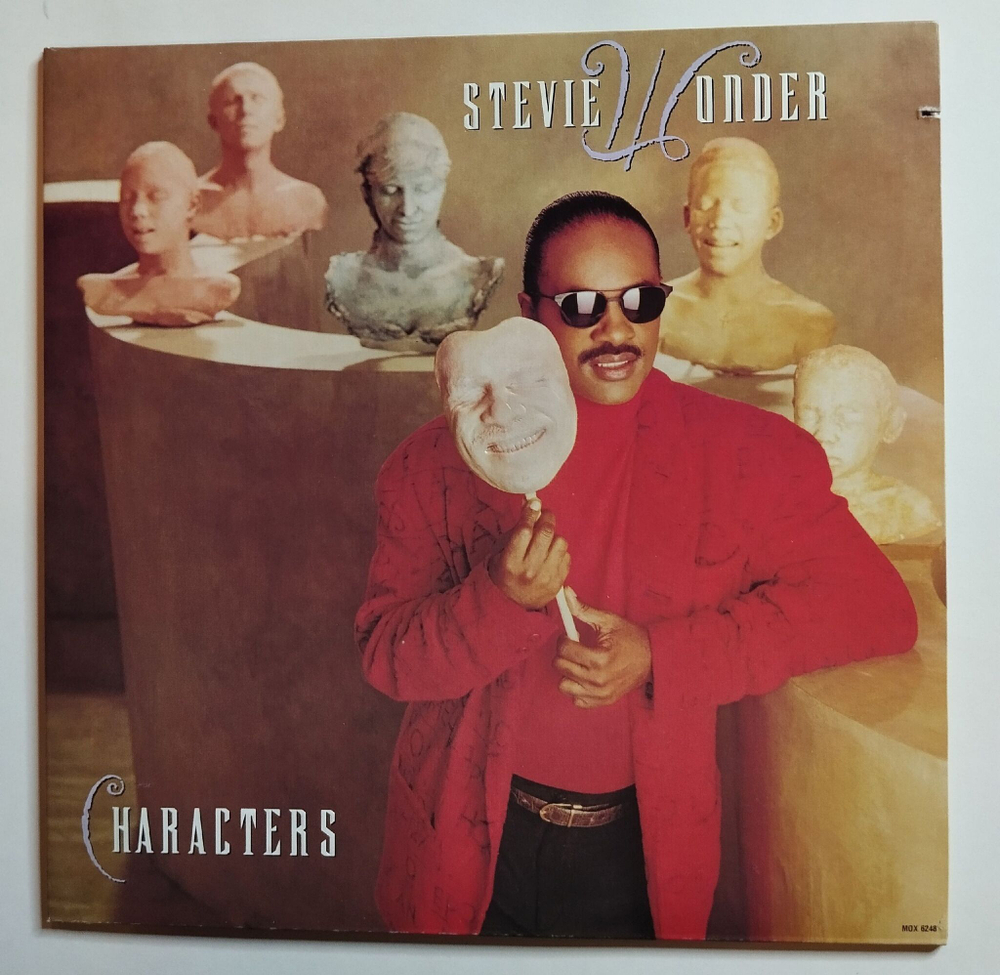 Винтажная виниловая пластинка LP Stevie Wonder Characters (Canada 1987)