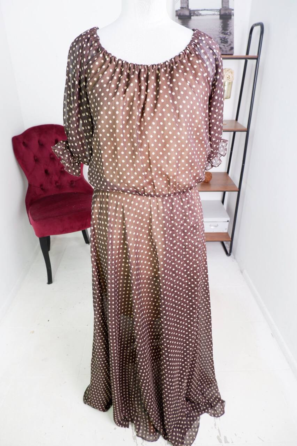 Платье для летнего свидания, длинное, визуально на 46/48 размер