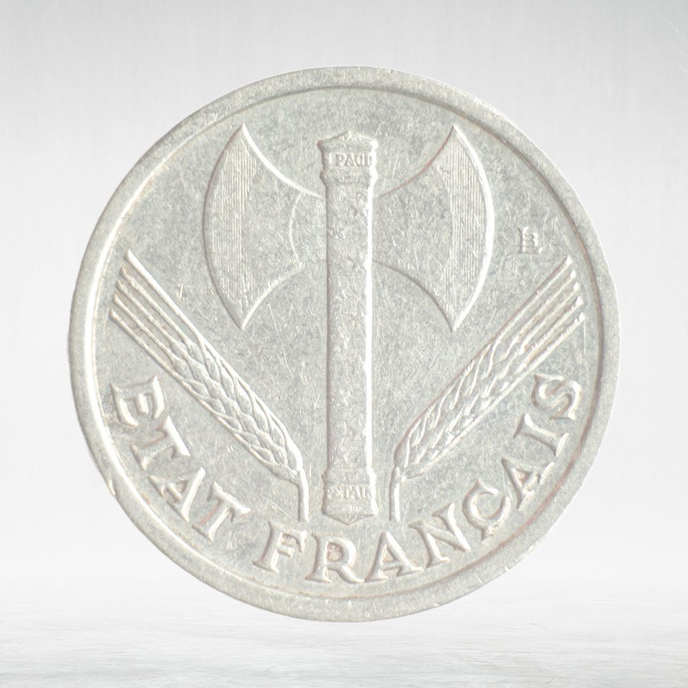 France, 1 Franc 1942 - Vichy French State, VF