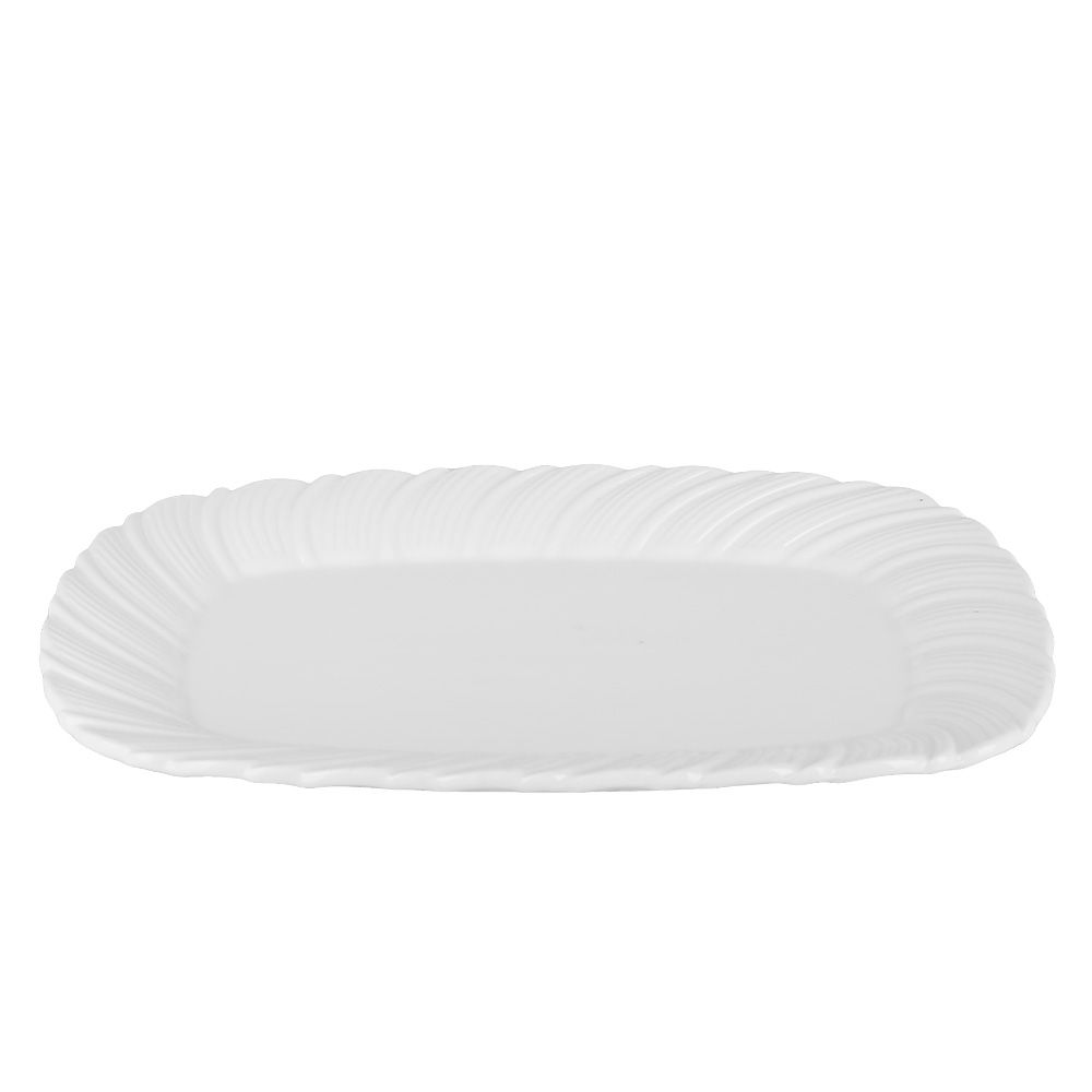 Блюдо сервировочное " " 30*20*3см. (min6) (фарфор) (транспортная упаковка)