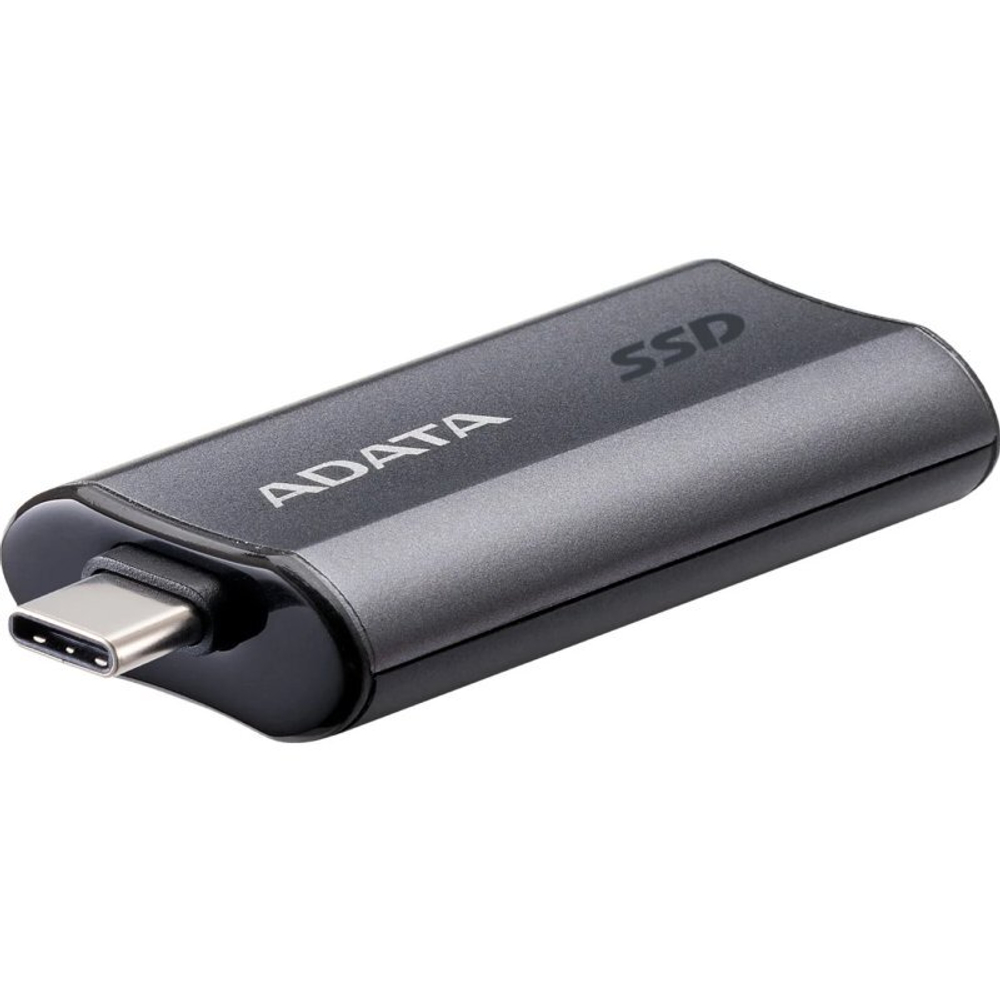Твердотельный диск 2TB A-DATA SC750, External, USB 3.2 Gen 2 Type-C, [R/W -1050/1000 MB/s] серый