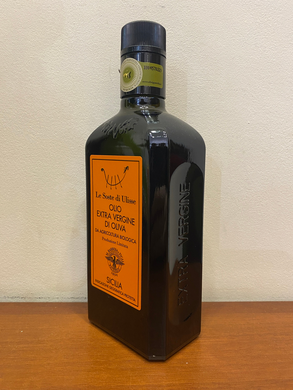 Акция Новинки! Оливковое масло BARBERA "Le Soste di Ulisse" I.G.P. , Organic BIO, Extra Virgin, 500 мл, Италия