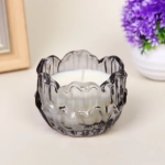 Свеча в стакане «Пламя» 8,3*6 см, Графит