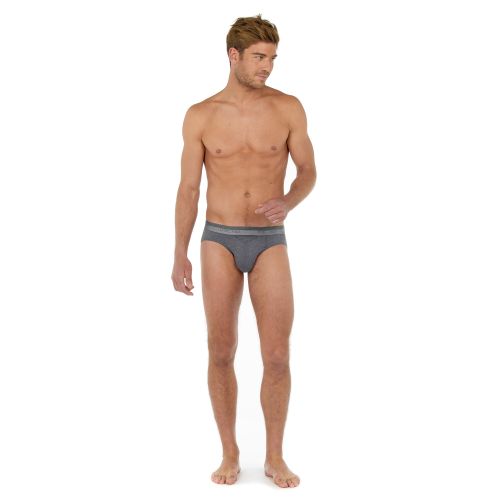 Мужские трусы брифы серые HOM HO1 Mini Briefs HO1 359521_4000ZU