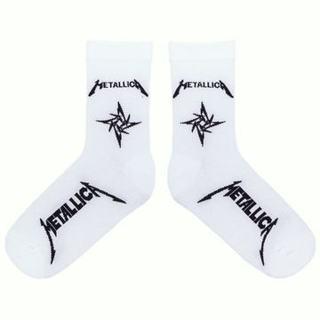 Носки Metallica белые (1281)