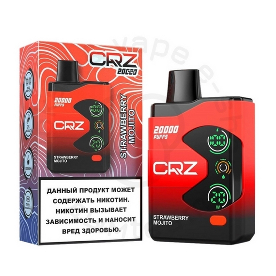 Одноразовая ЭС CRZ 20 000 &quot;Клубничный мохито&quot; (Strawberry mojito) (M)
