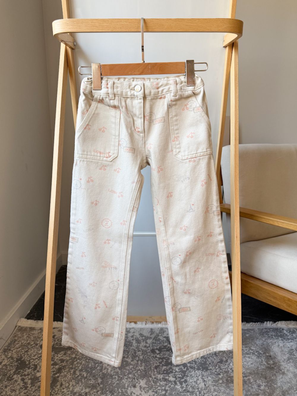 Джинсовый костюм Bonpoint, 140