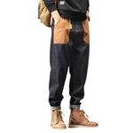 Трендовые джинсы с карманами другого цвета