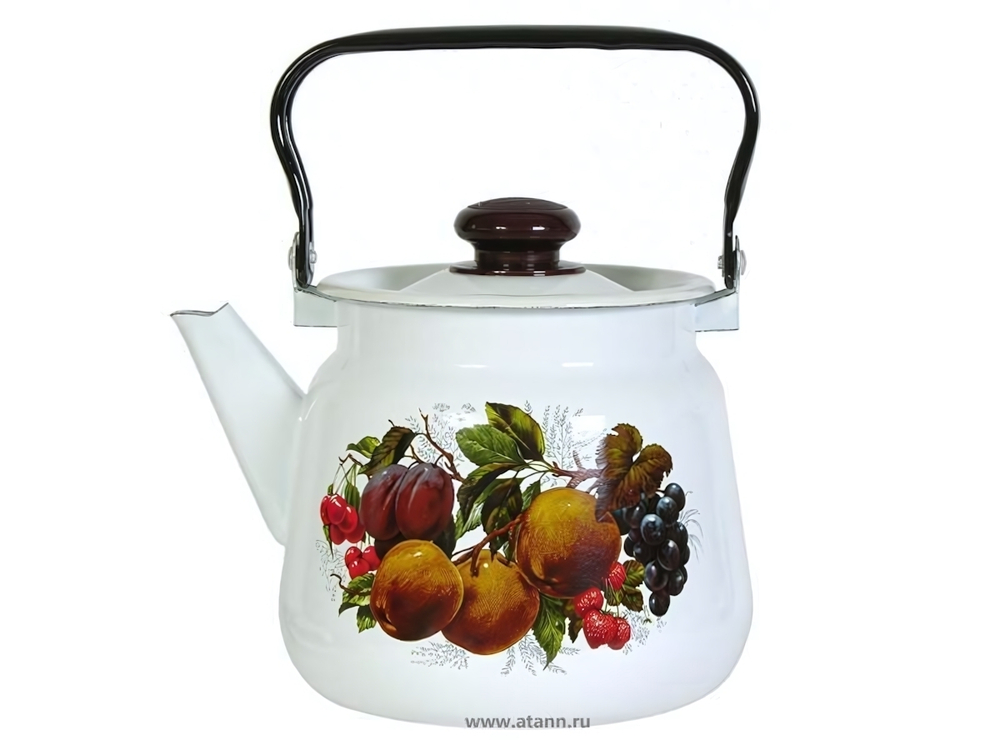 Чайник 3,5л с рисунком (цвет в ассортименте)