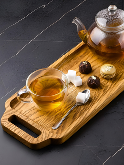 Поднос деревянный 45х16 см с ручками