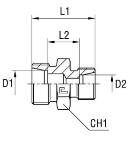 Соединение PR DL22 DL15 (корпус)