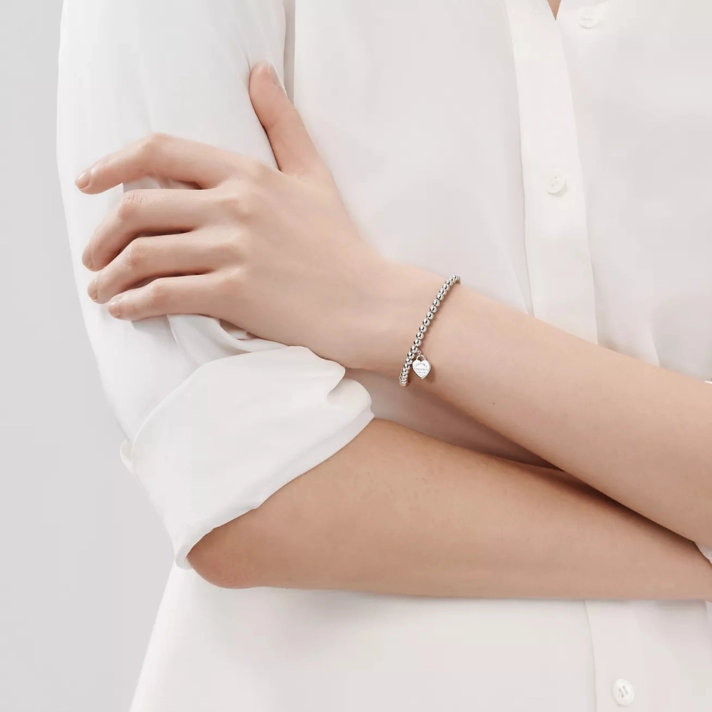 Браслет из серебра💙Tiffany, classic, В наличии