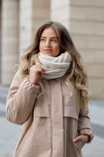 Куртка ko-ko-ko утепленная женская бежевая