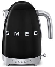 Smeg Чайник электрический с регулируемой температурой - 1.7л, черный