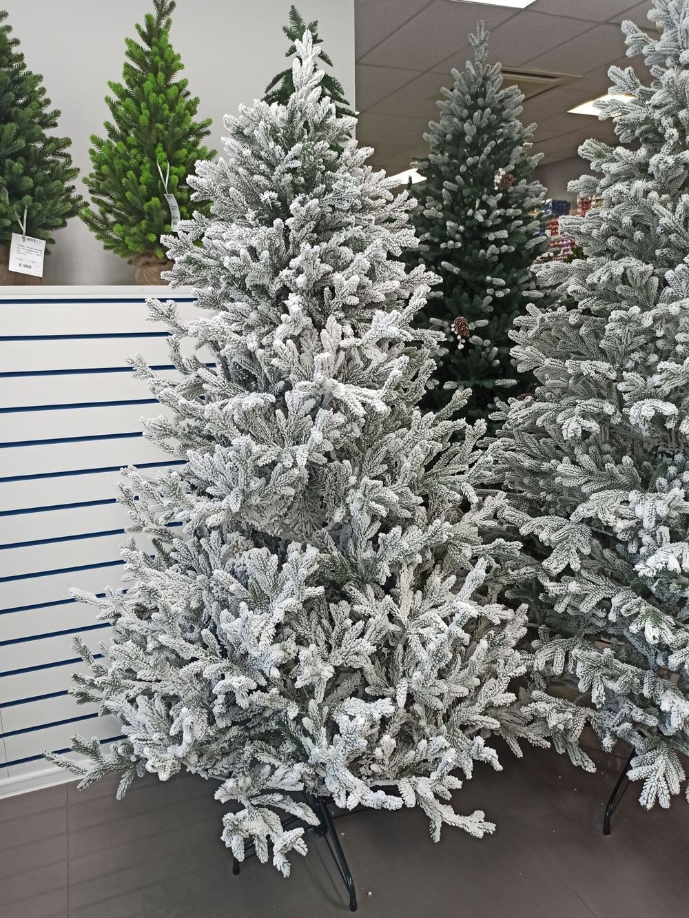 Заснеженная елка «Имперская» (литая+пвх) 180 см / 1.8 м