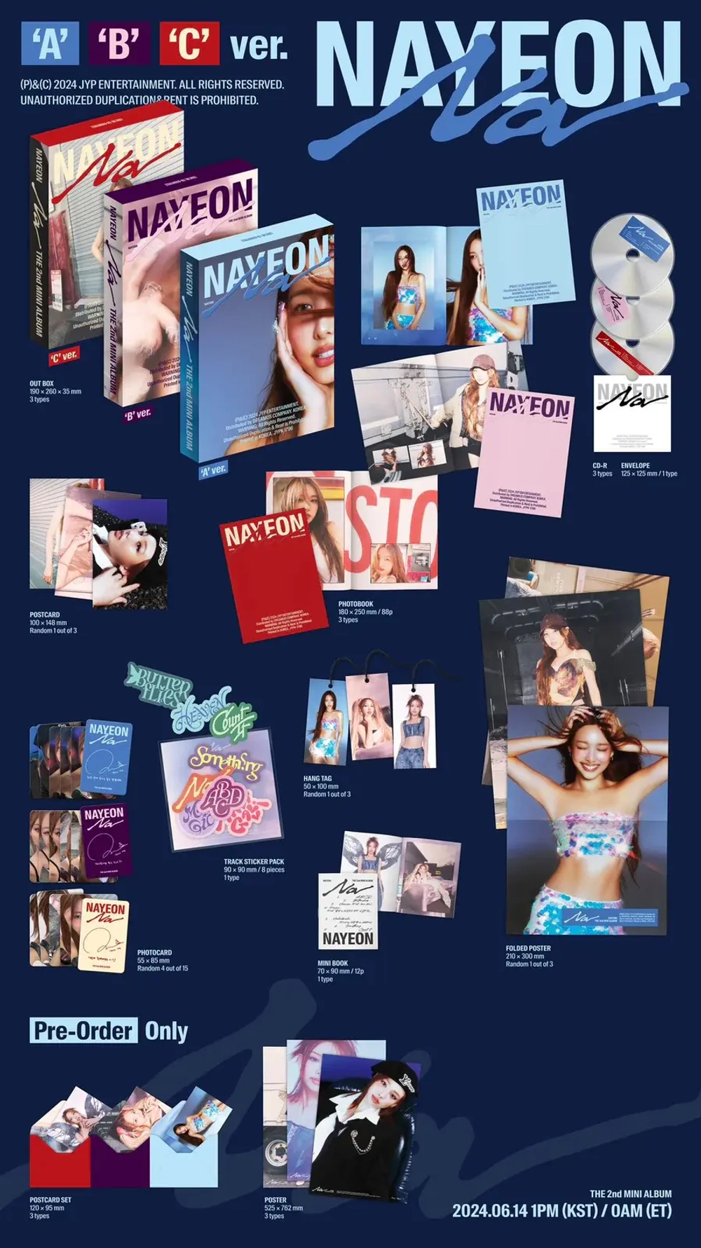 Альбом NAYEON (TWICE) - 2nd Mini Album NA