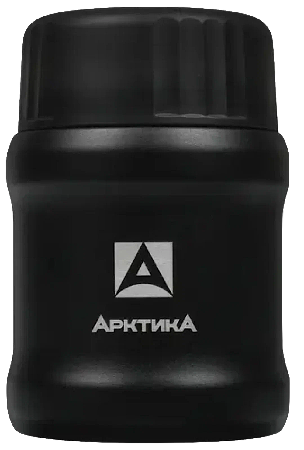Термос 0.5л Арктика 311-500-BK для еды (98°C &gt;6ч-64°С &gt;12ч-52°С) 330г со складной ложкой с широким горлом