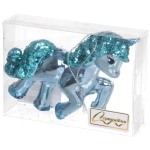 Ёлочная игрушка «Сказочный единорог» 9*3*10 см, голубой