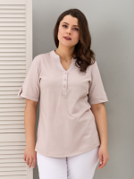 Блузка БЛ-122/бежевыйрогожка