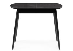 Стеклянный стол Калверт 94(126)х64х75 черный