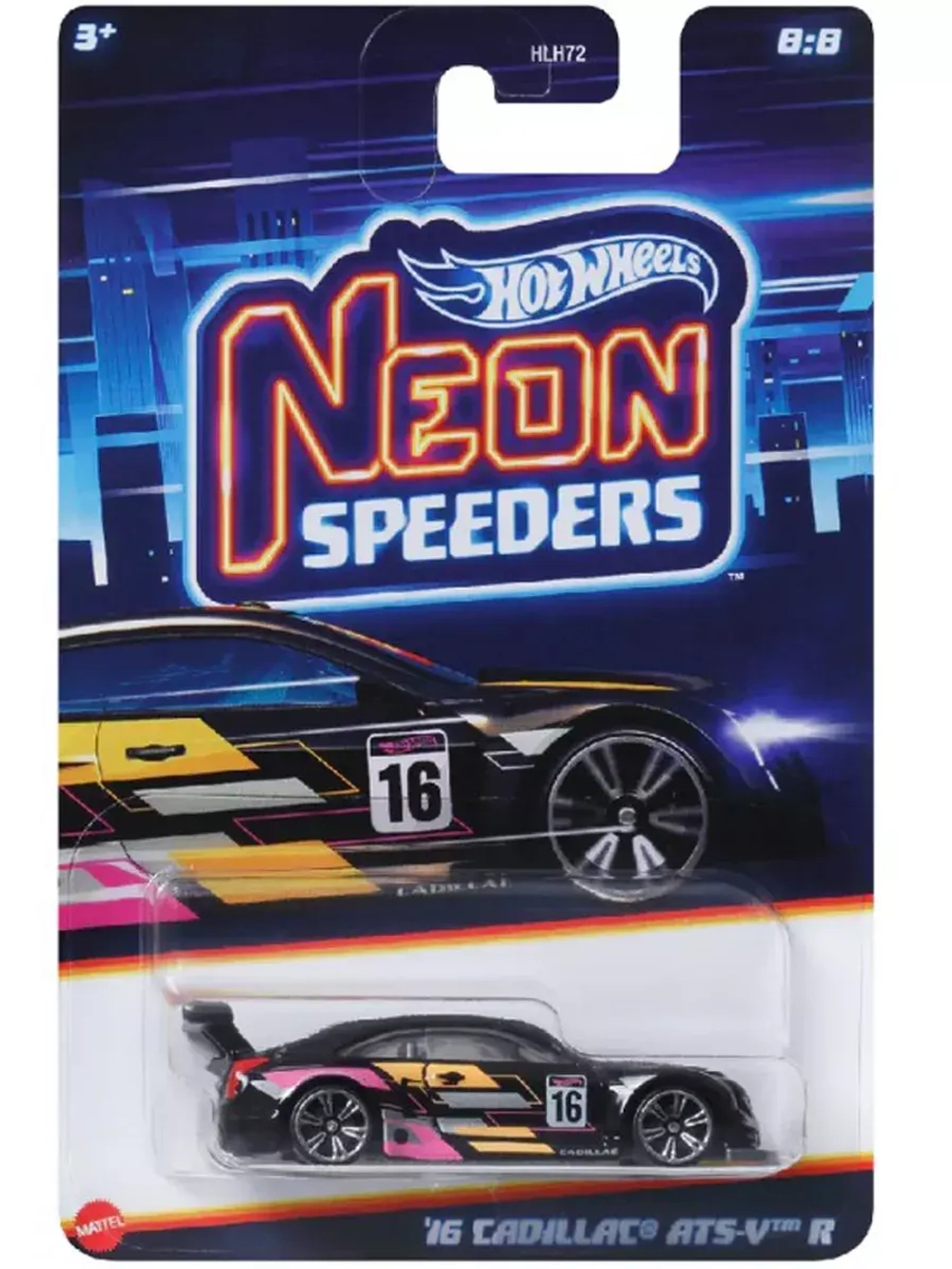 Базовая машинка Хот Вилс Neon Speeders HLH72 HRW82