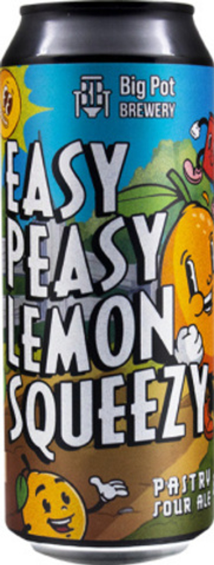 Пиво Биг Пот Изи Пизи Лимон Сквизи / Big Pot Easy Peasy Lemon Squeezy 0.45 - банка