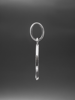 Подвеска лунница с фазами луны из серебра