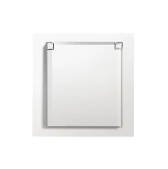 Donel R98 матовый белый накладка для розетки Schuko с заземлением, с крышкой, 16A 250 В~, серия DA