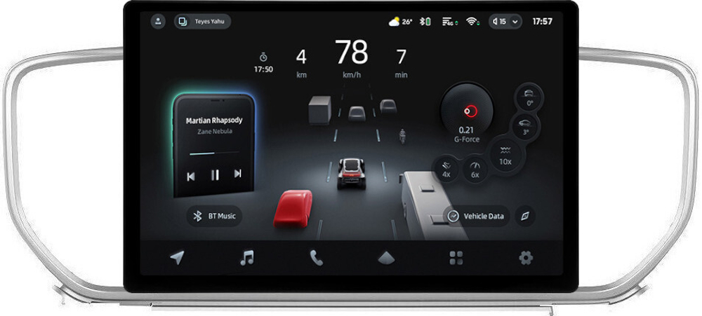 Магнитола для KIA Sportage 4 2016-2018 - Teyes CC4-PRO монитор 13" 2K QLED на Android 13, Snapdragon 778G, 8+128, AI, CarPlay, DSP, 4G SIM-слот