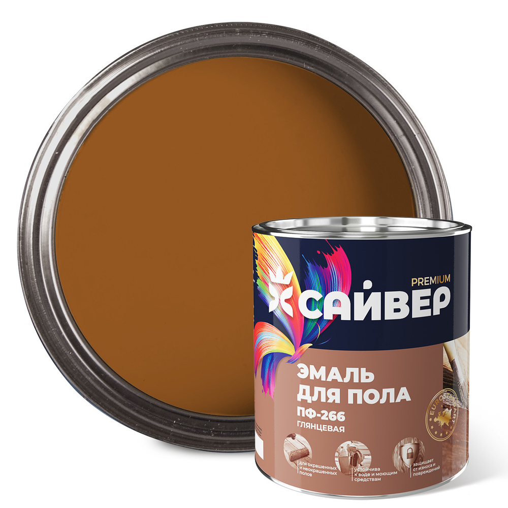 САЙВЕР  Эмаль ПФ-266 Золотистая 2,7кг
