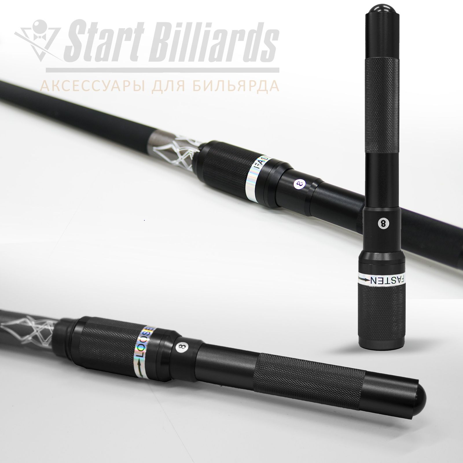 Удлинитель для кия черный Startbilliards SB049 фото №3