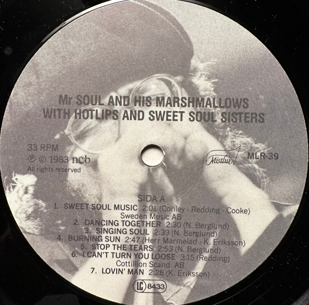 Mr Soul And His Marshmallows With Hotlips And Sweet Soul Sisters - The Soul Sessions Live (Швеция 1983г.) В