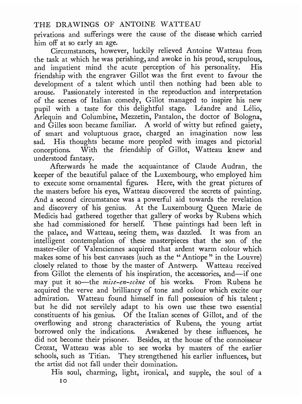 Drawings of Watteau | Octave Uzanne