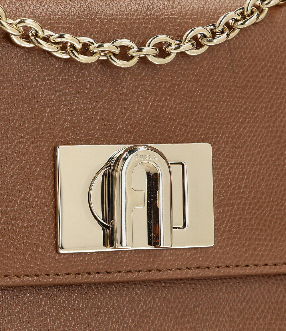 кожаная сумка через плечо 1927 mini Furla - коричневый(BAFKACO ARE000)