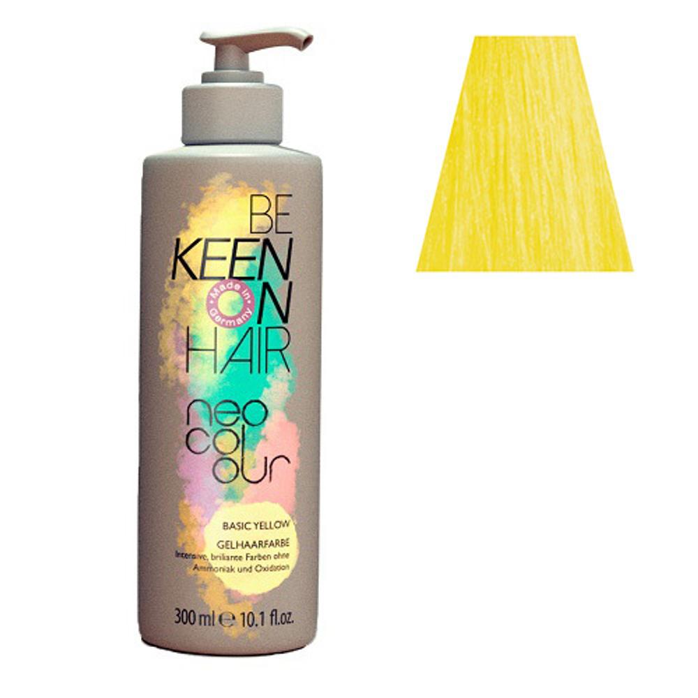 Пигмент прямого действия для волос pH 2,7-3,1 KEEN Neo Color Желтый